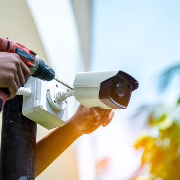 Security camera installation